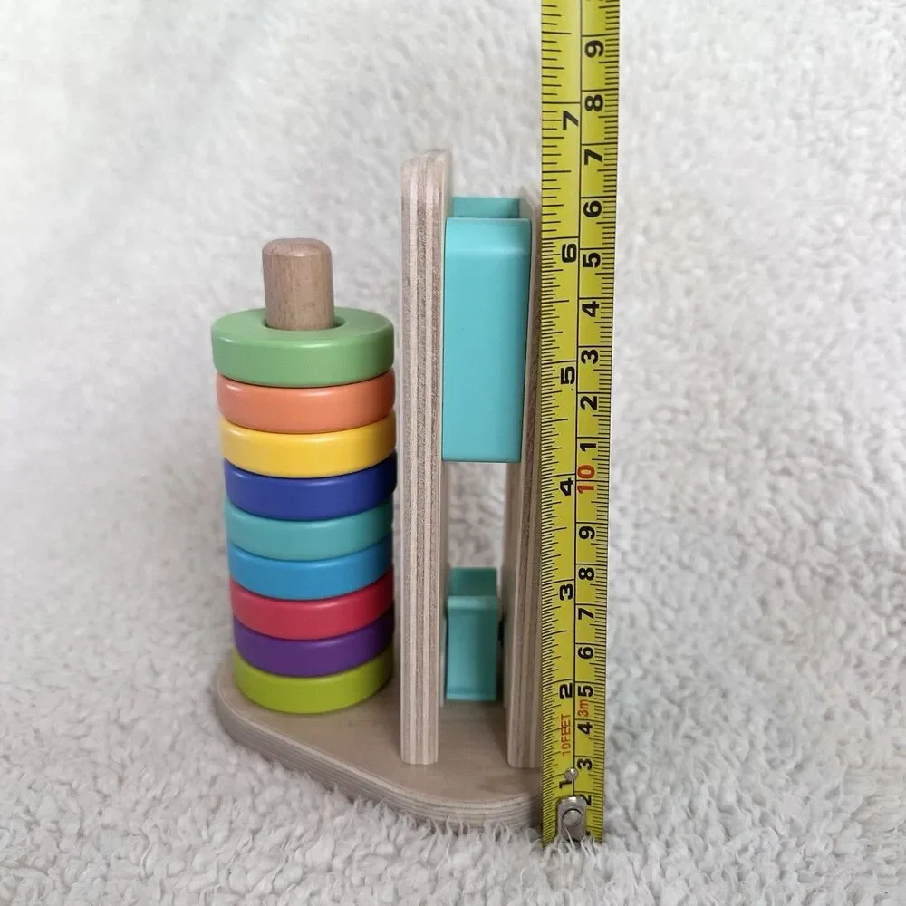 Lovevery Wooden Stack And Slot Baby Toy Ring Drop From Babbler Play Kit